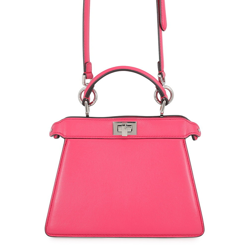 Fendi Peekaboo ISeeU Petite Leather Handbag 8BN335 FENDI 2-way for Women